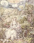 Albrecht Durer, The Virgin among a Multitude of Animals